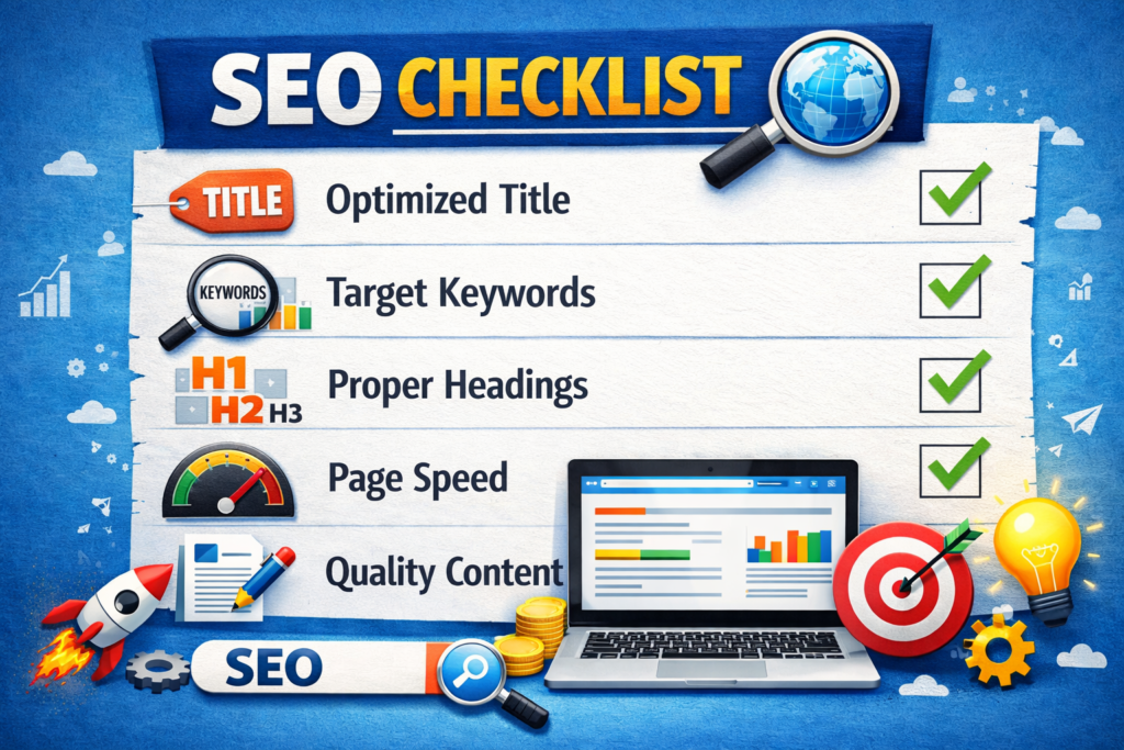 seo checklist for success