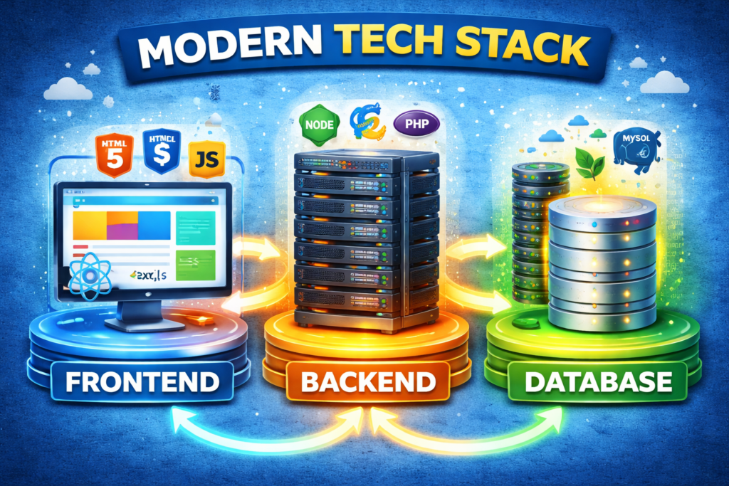 आधुनिक तकनीकी स्टैक संरचना