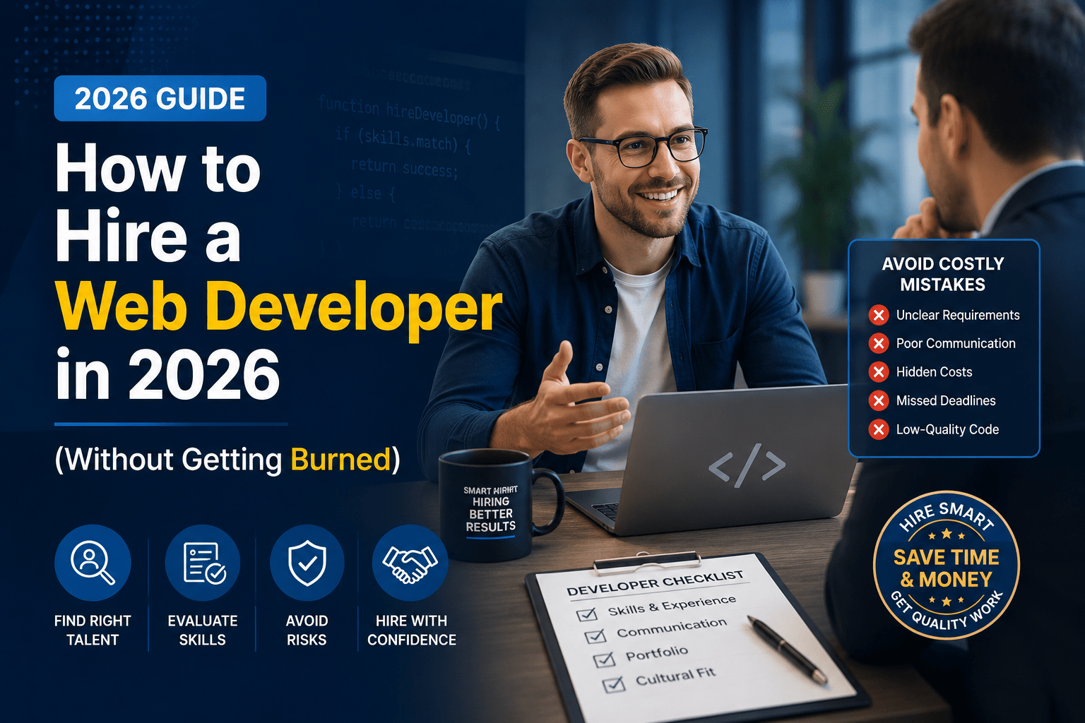 how to hire a web developer in 2026 (without getting burned)